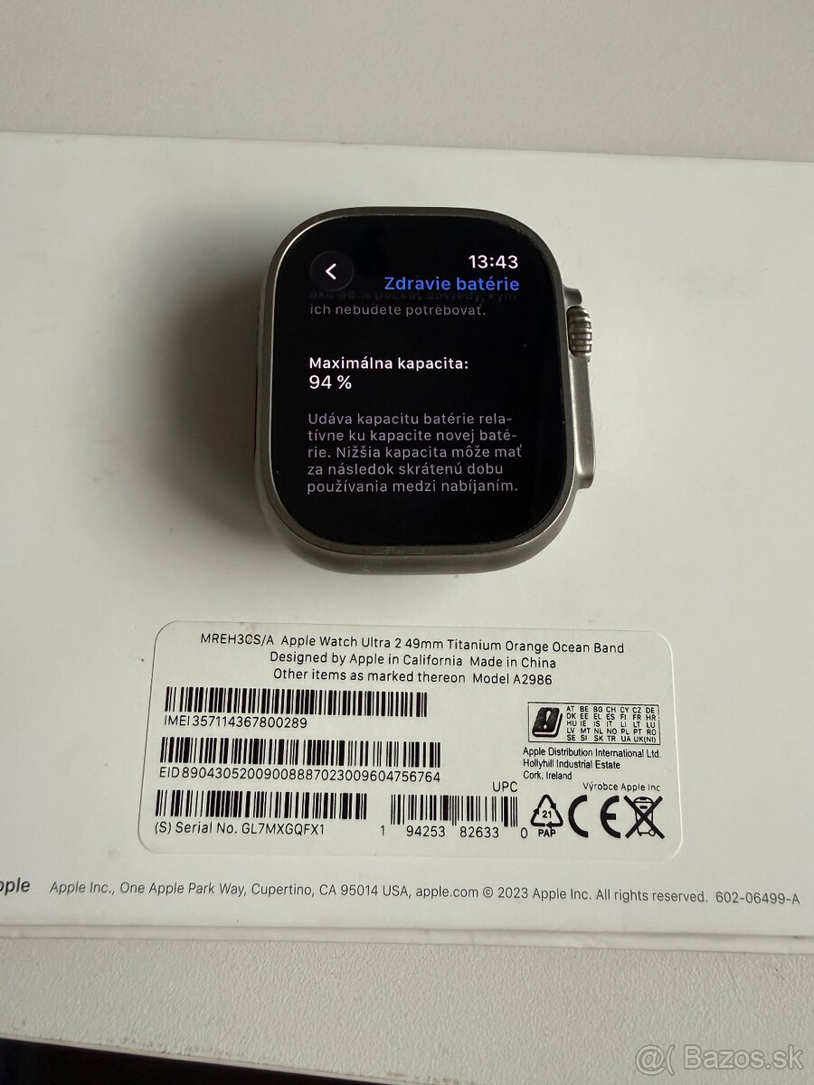 Apple Watch ultra 2 natural 49mm , záruka doklad - 6