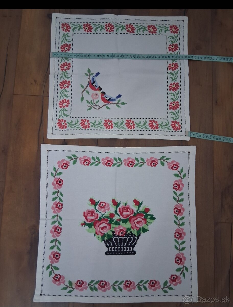 Ručne vyšívané obrusy -retro - 6