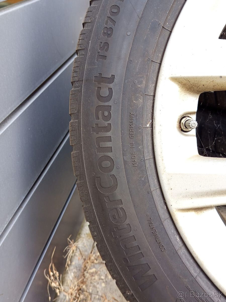 17" ALU orig BMW + 205/60R17 zimné - 6