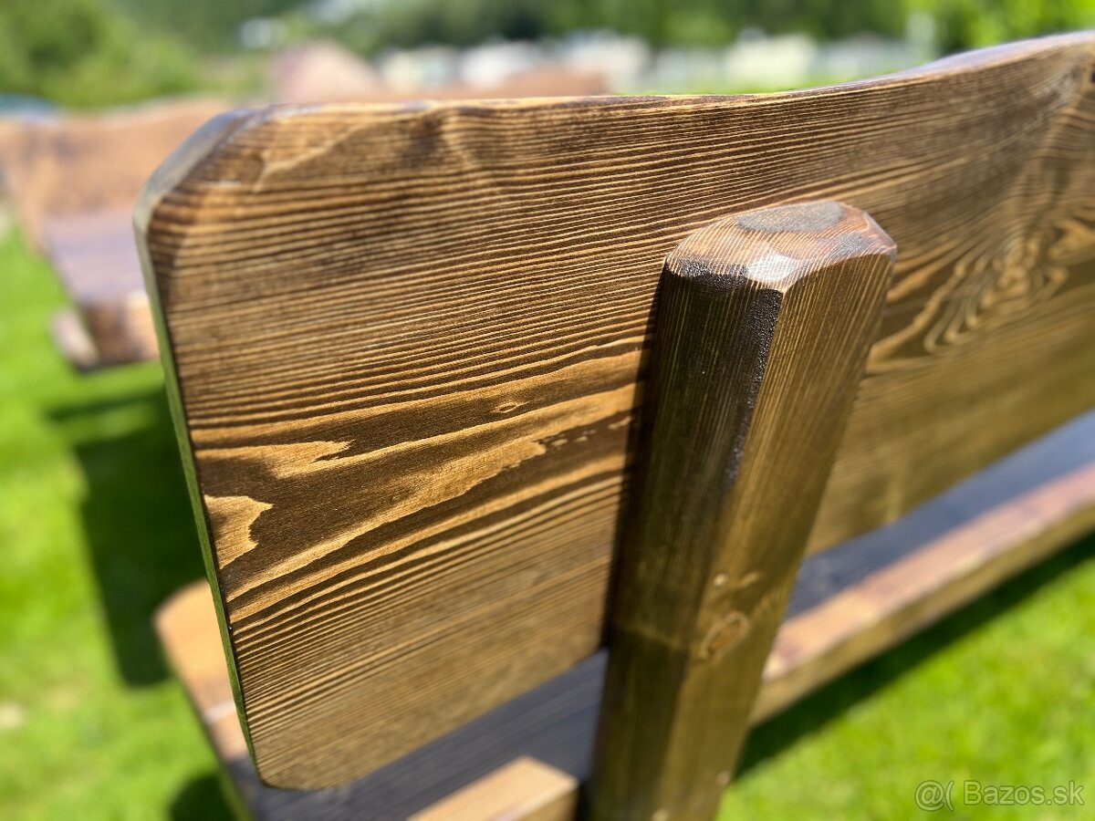 Záhradné sedenie z masívu - 6