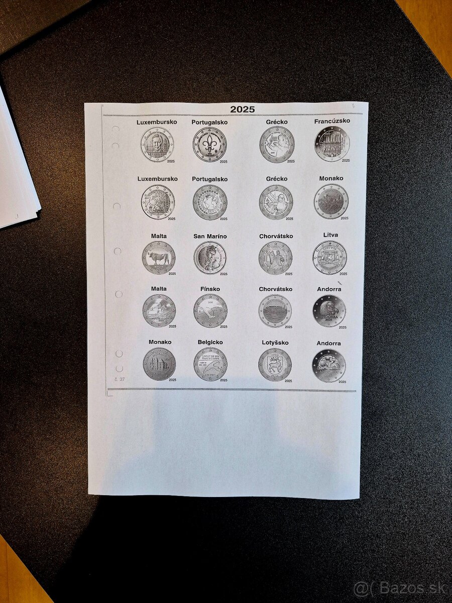 Zoznam pamätných 2€ mincí - 6