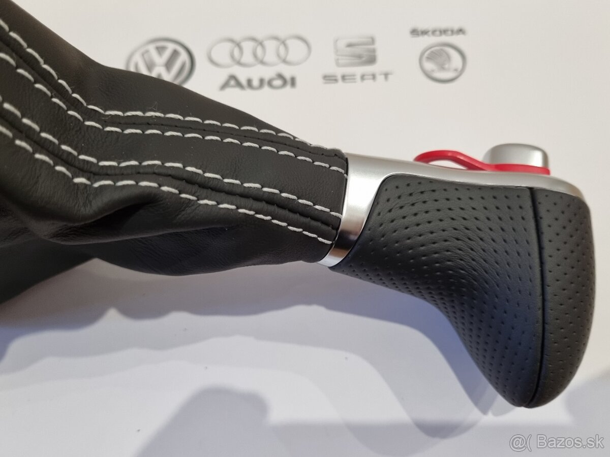 AUDI kozena perforovana paka radenia - volic automatu - 6