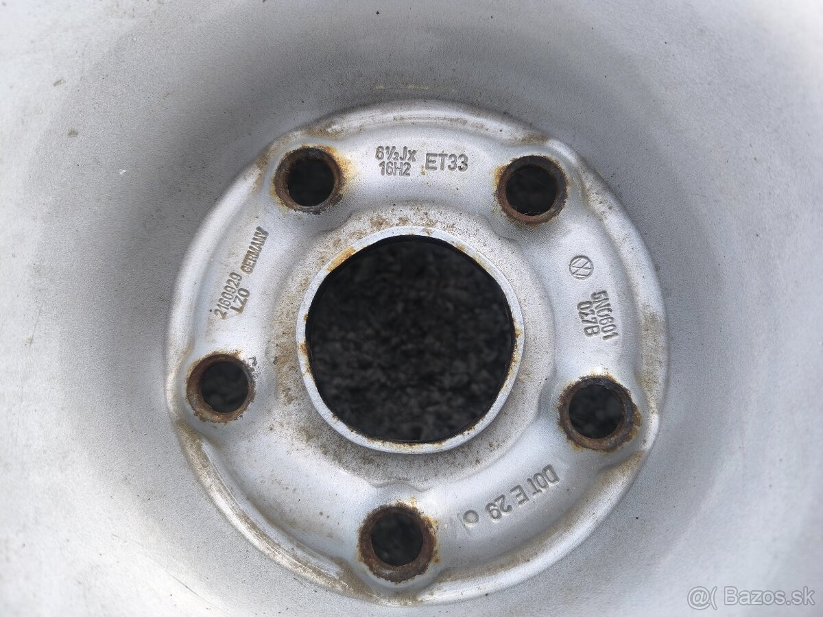 Plechové disky 5x112 R16 Volkswagen Tiguan - 6