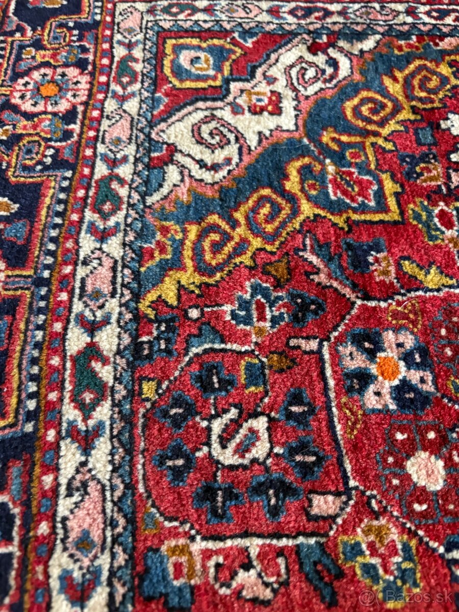 Kvalitný ručne viazaný koberec, vlna, 177x110, top stav - 6