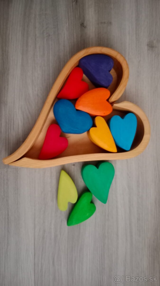 Drevené hračky Grimms montessori/waldorf - 6