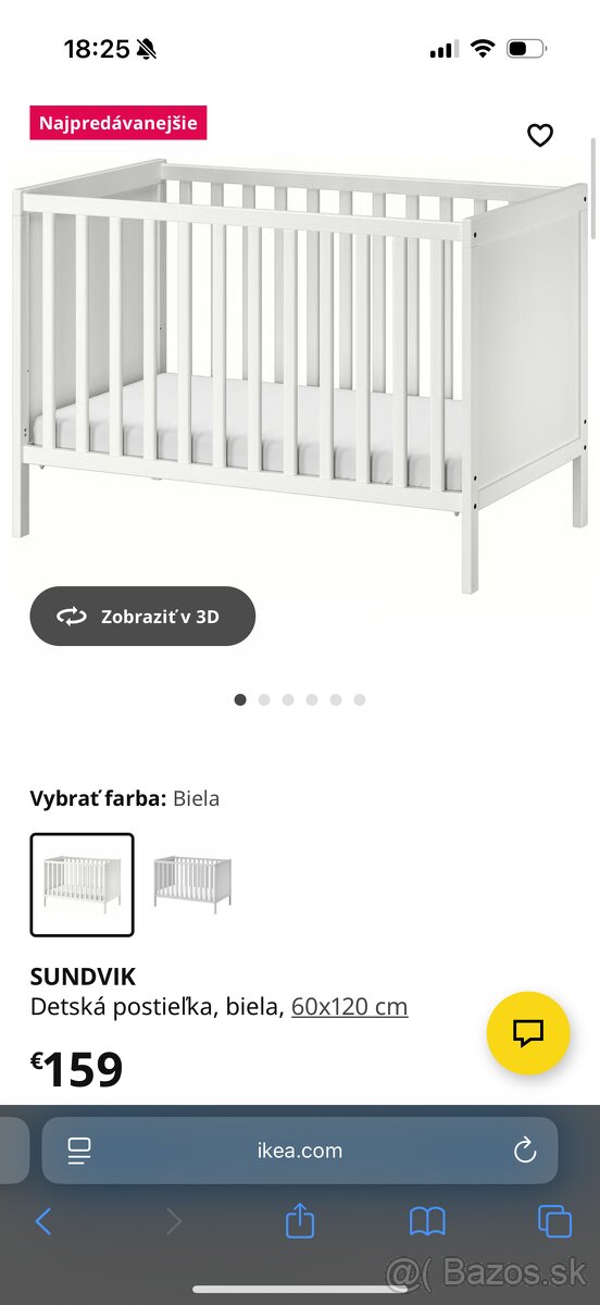 Detská postielka Sundvik - 6