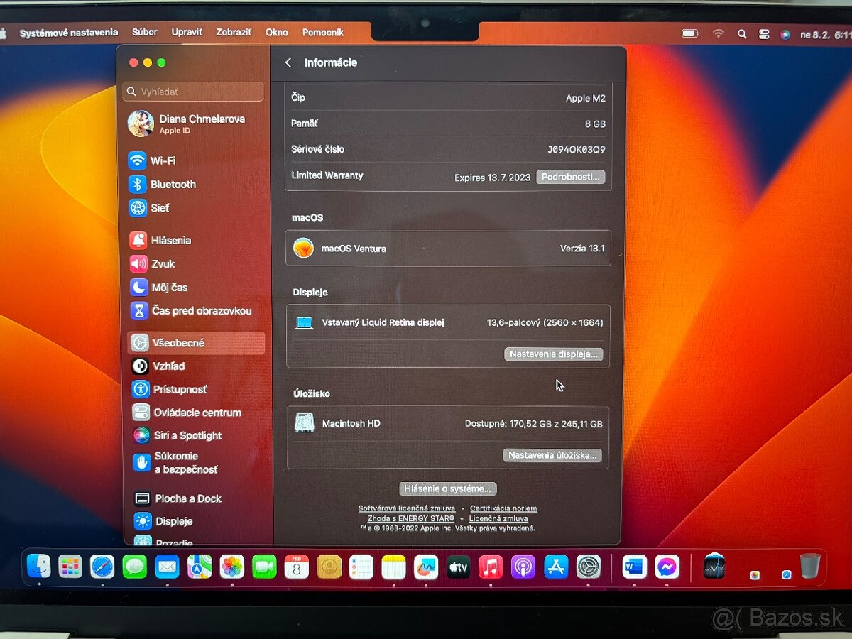 MacBook Air M2 256gb - 6