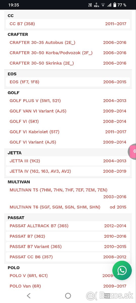 Rozvodova sada,nova zabalena vw group - 6