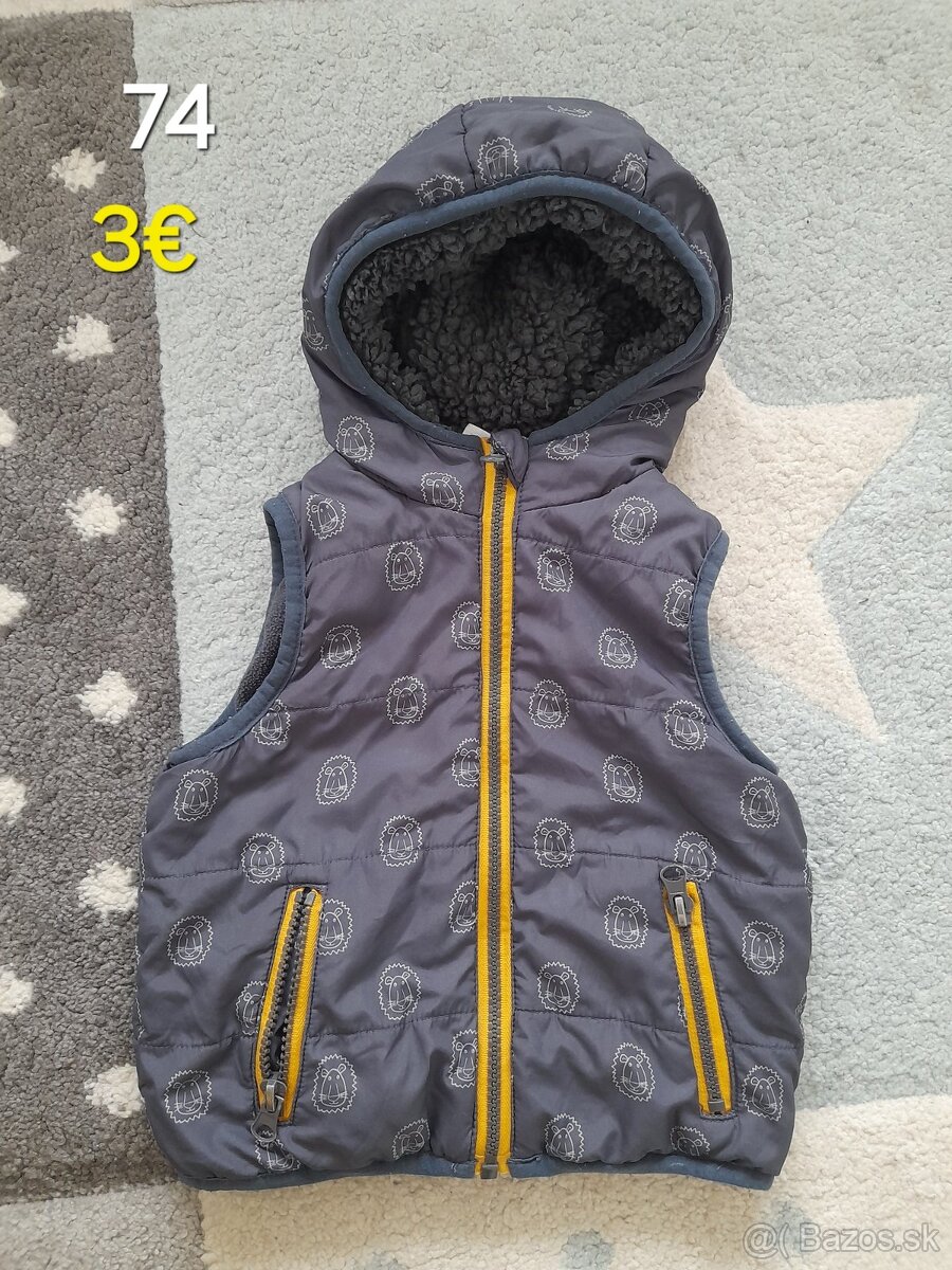 Chlapcenska prechodna bunda a vesta 74 - 6
