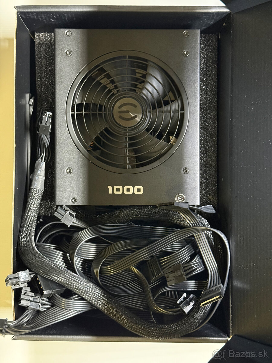 Pocitacovy zdroj EVGA 1000 GQ 80+ GOLD 1000W - 6
