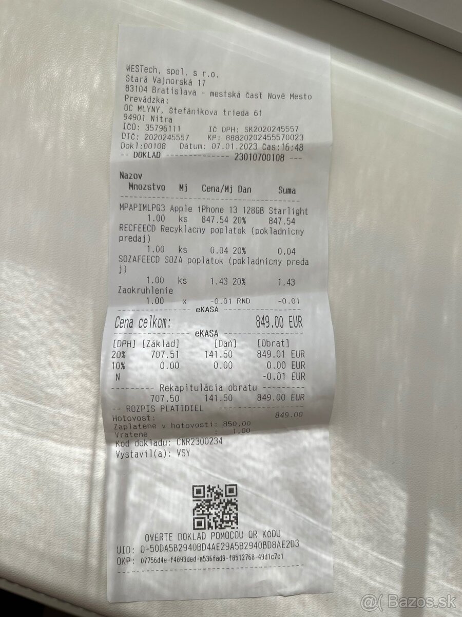 Iphon 13 128GB biely - 6