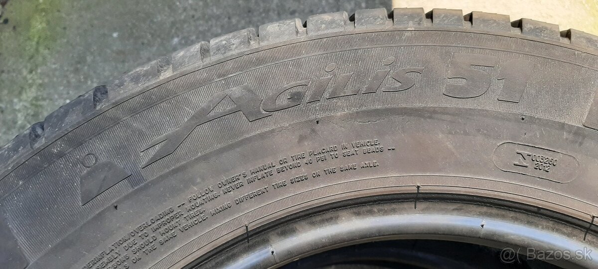 2 ks letných pneu Michelin 215/65 R16C - 6