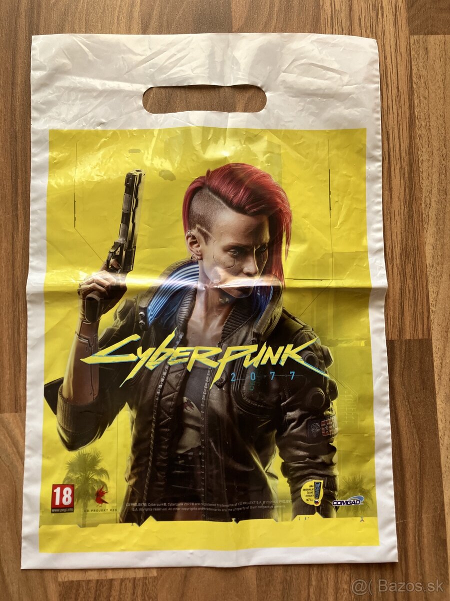 Cyberpunk 2077 mapa, pohľadnice, sprievodca, taška - 6