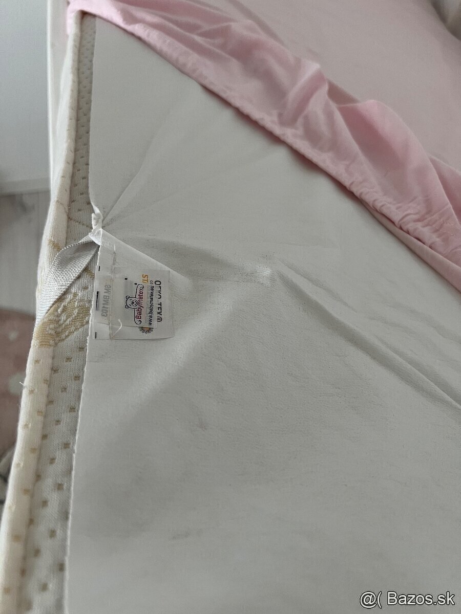 Detská postieľka 120x60 cm s matracom - 6