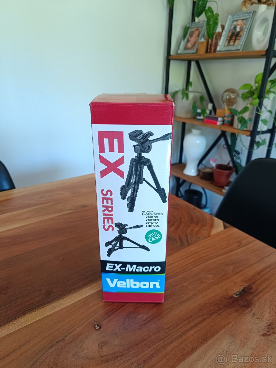 Nový statív - VELBON EX- Macro - 6