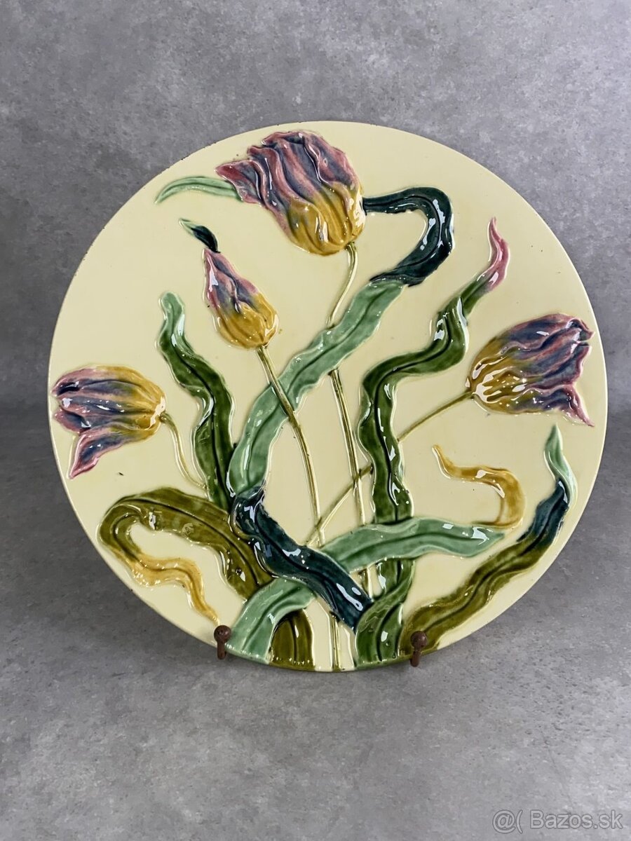 Kremnická kamenina Secesné taniere 32cm - 6