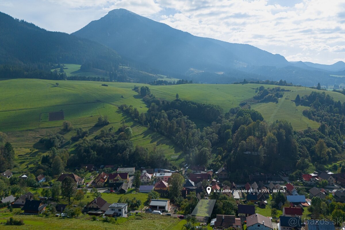 Na predaj stavebný pozemok 881 m² – Leštiny, okres Dolný Kub - 6