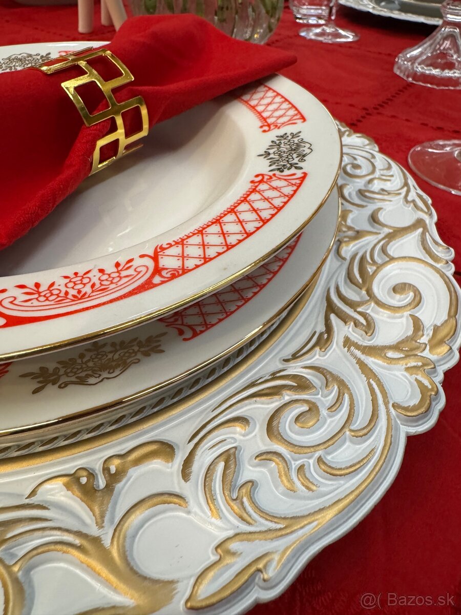 Nádherná retro obedová súprava ako nová - 6