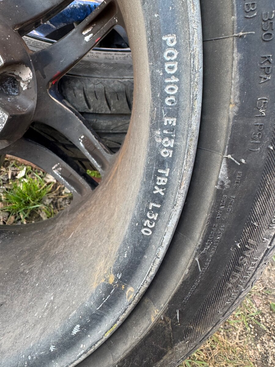 Predám elektróny R17 5x100 - 6