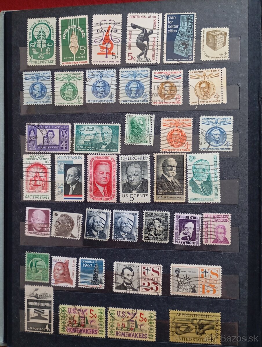 Album známok USA - 6