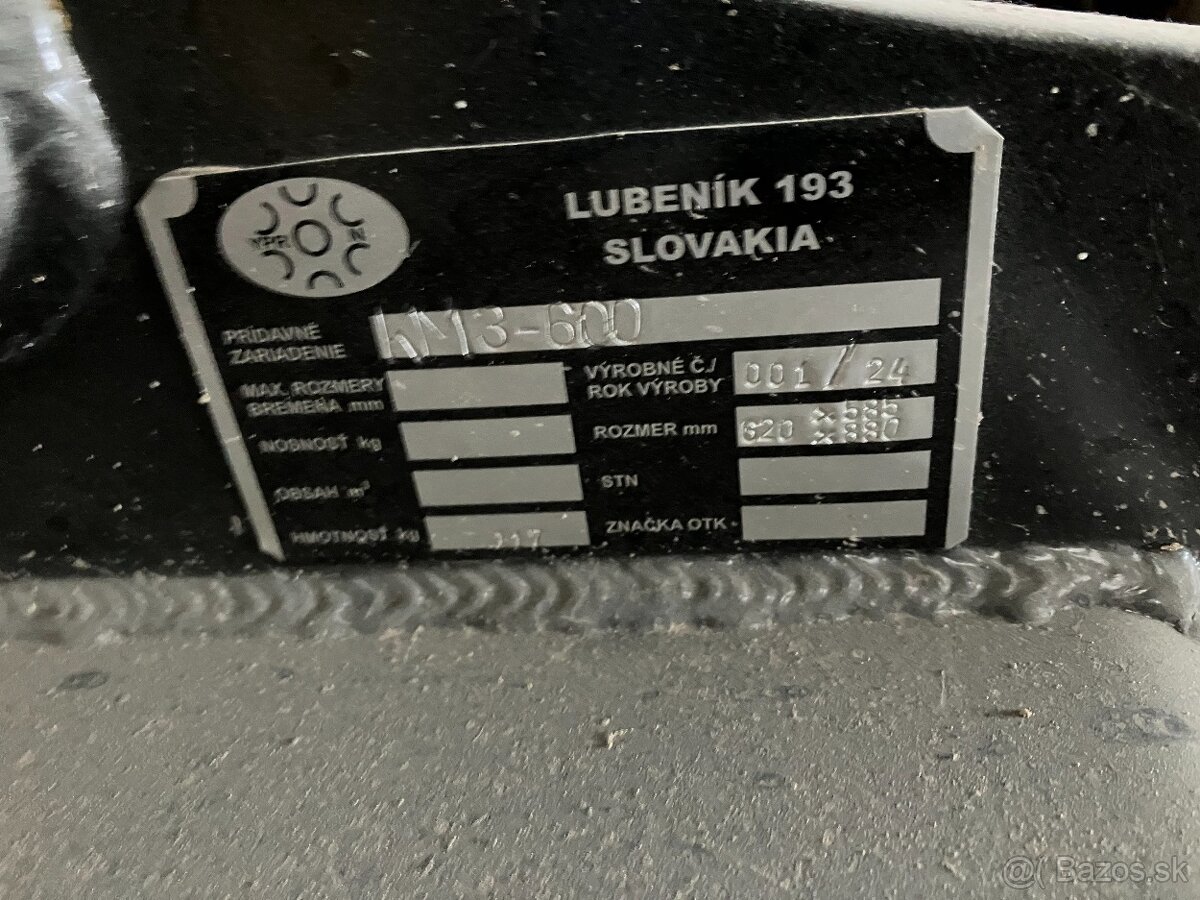 Predám lopaty na Takeuchi - 6