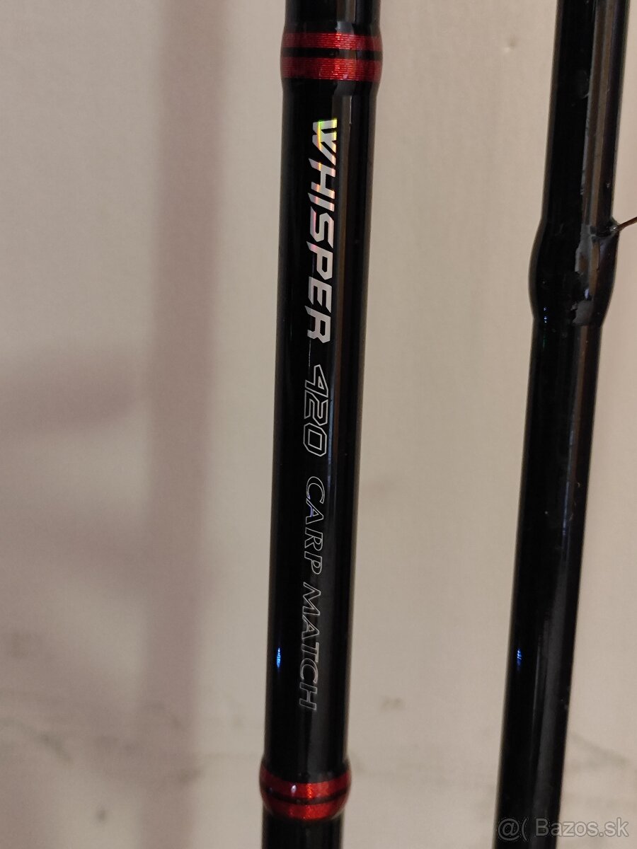 Predám prút Nevis Whisper Carp Match 420 - 6