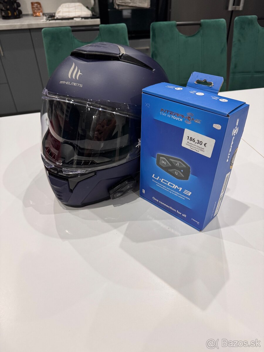 🔥 MT Helmets + Interphone U-COM 3 (2x) – XL – PÔVODNE 330€ - 6