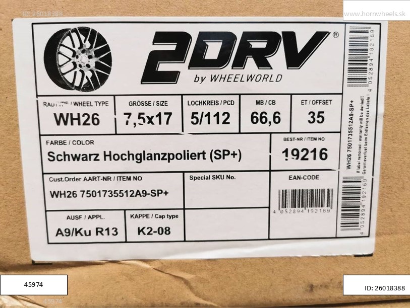 Škoda Kodiaq, Vw Eos alu disky 7,5x17 5x112 ET35 1201 - 6