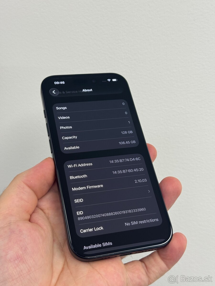 Apple iPhone 16 128GB Black - 6