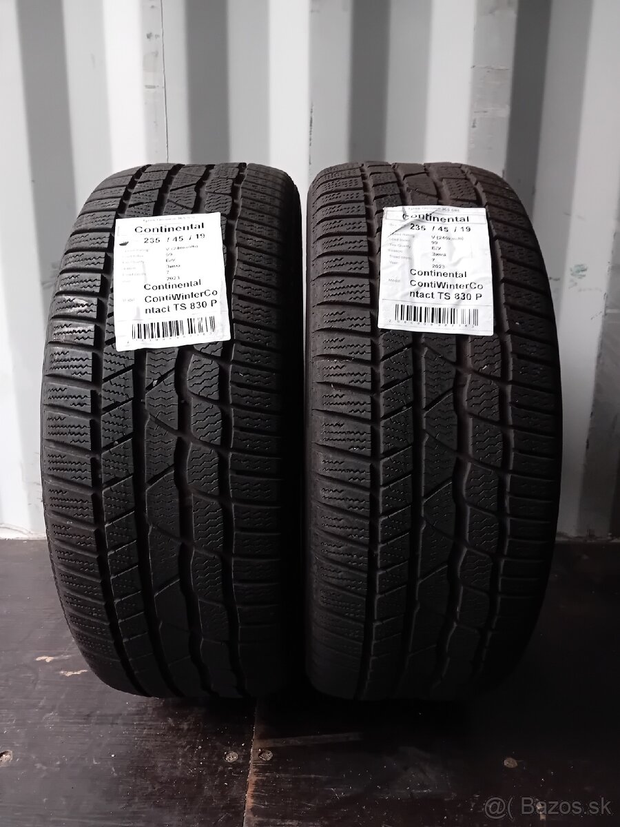2x zimné pneu 235/45R19 Continental 2023 - 6
