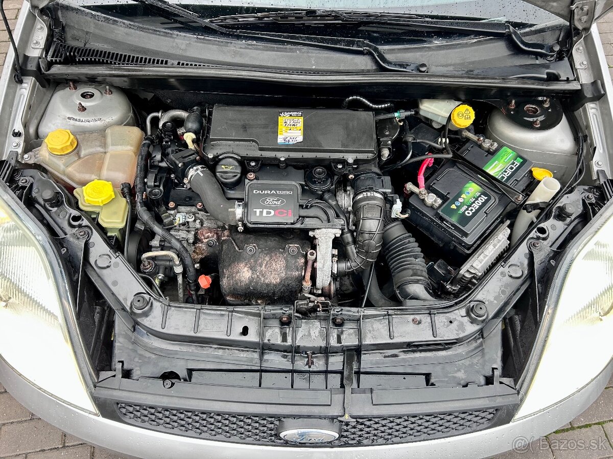 Ford Fiesta 1.4TDCi 50kw - ŤAŽNÉ ZARIADENIE - KLIMATIZÁCIA - 6