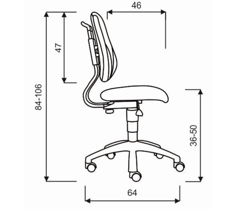 Rastúca stolička ELEN S-LINE - modrozelená - 6
