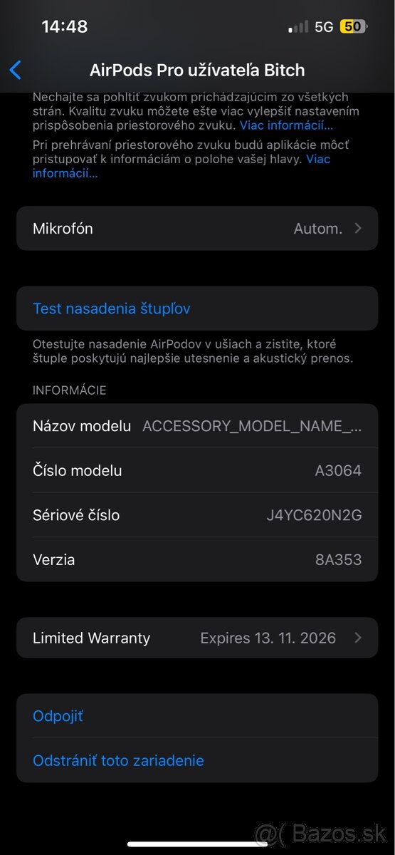 Apple AirPods Pro 3. Generácie - 6