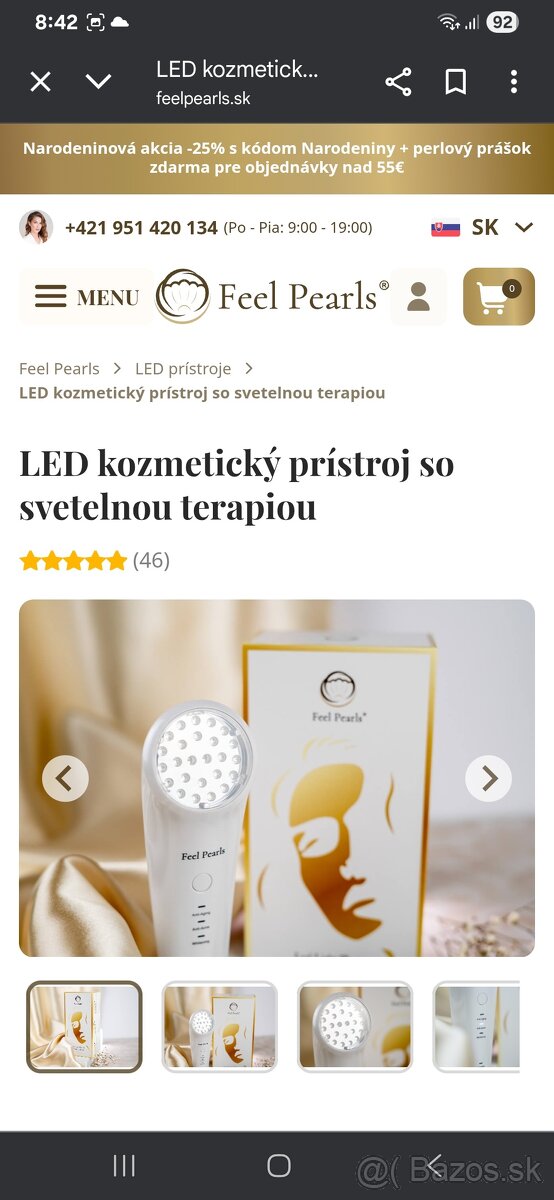 LED kozmeticky pristroj so svetelnou terapiou - 6