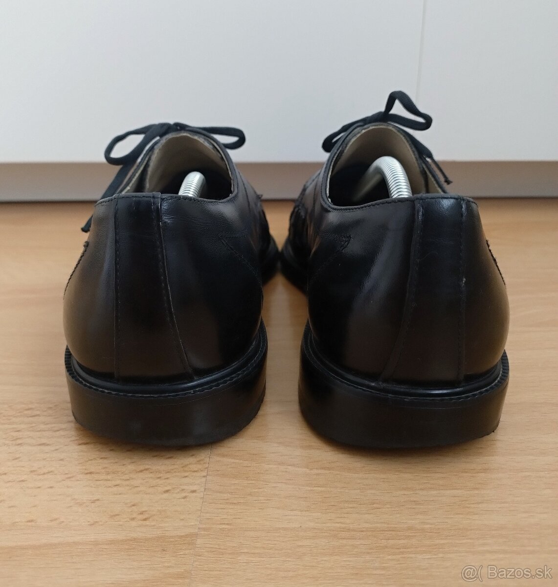 Pánske čierne elegantné topánky - 6