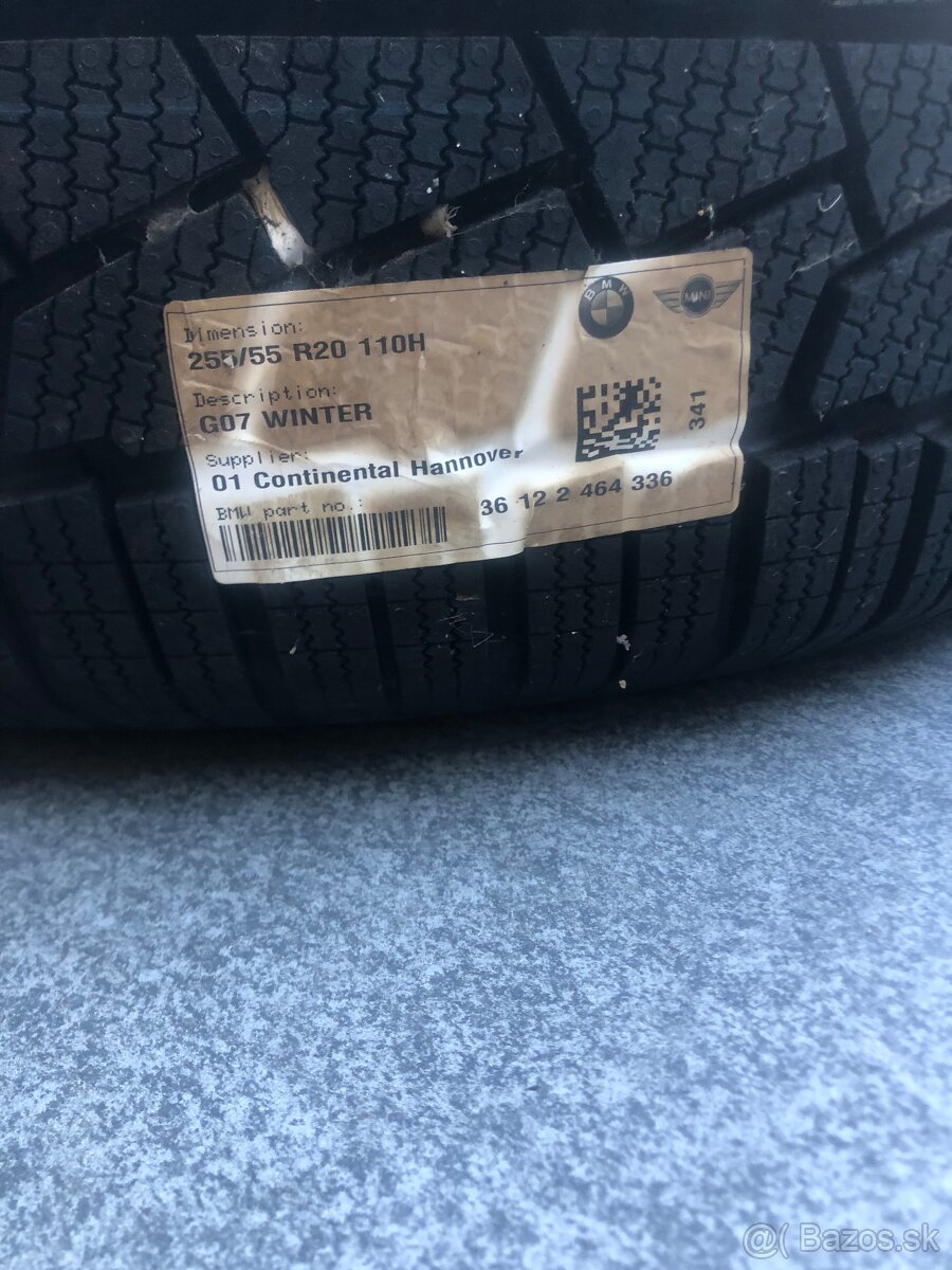 Originál BMW X5, X6, X7 (G rada)- zimná 20" sada 255/55 R2 - 6