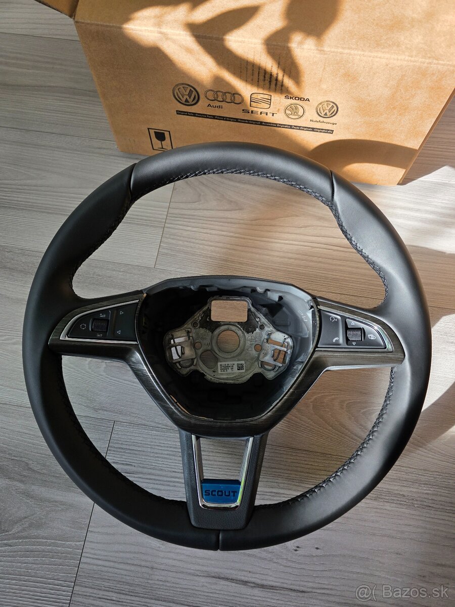 Nový kožený volant Škoda Scout - 6