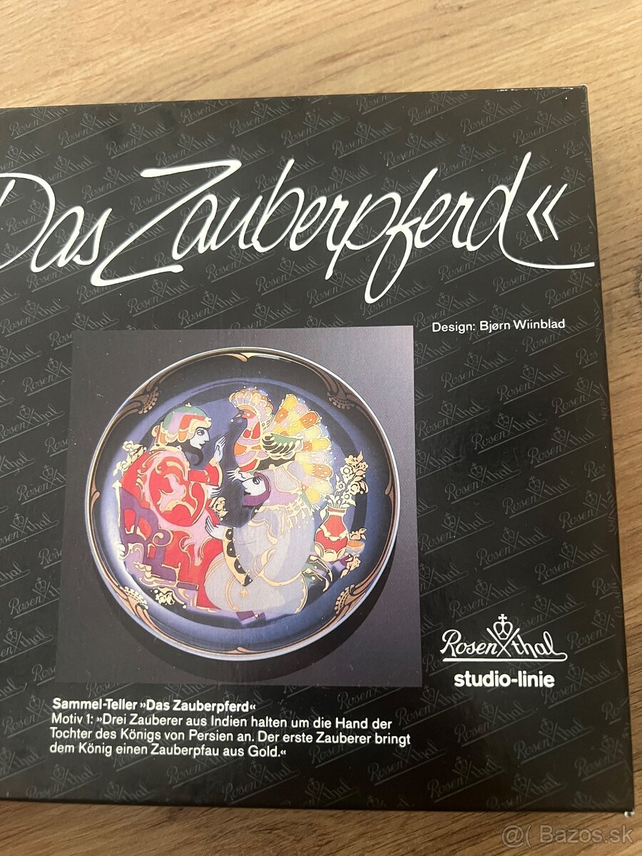 Zberateľský tanier Das Zauberpferd, Bjørn Wiinblad - 6
