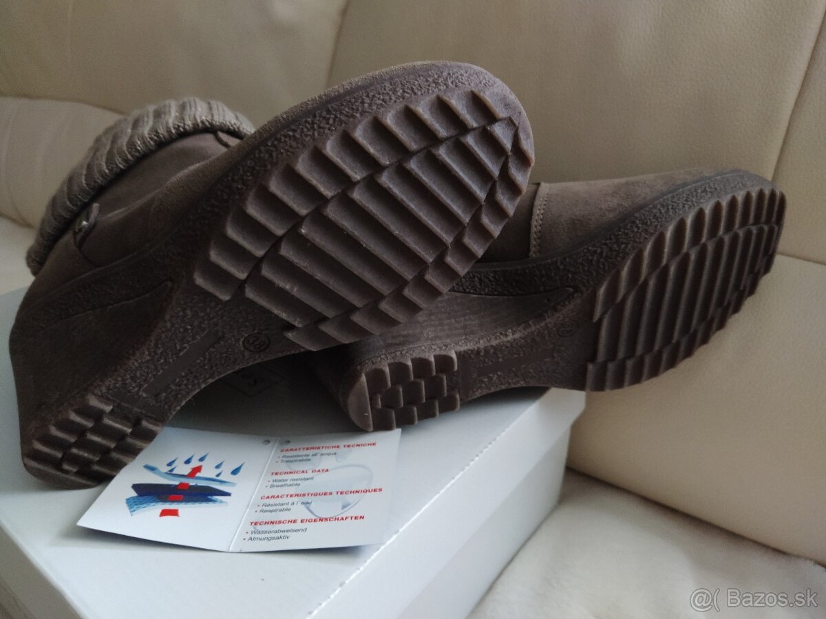 NOVÉ kožené hnedé čižmy veľ. 38 (osobný odber) - 6