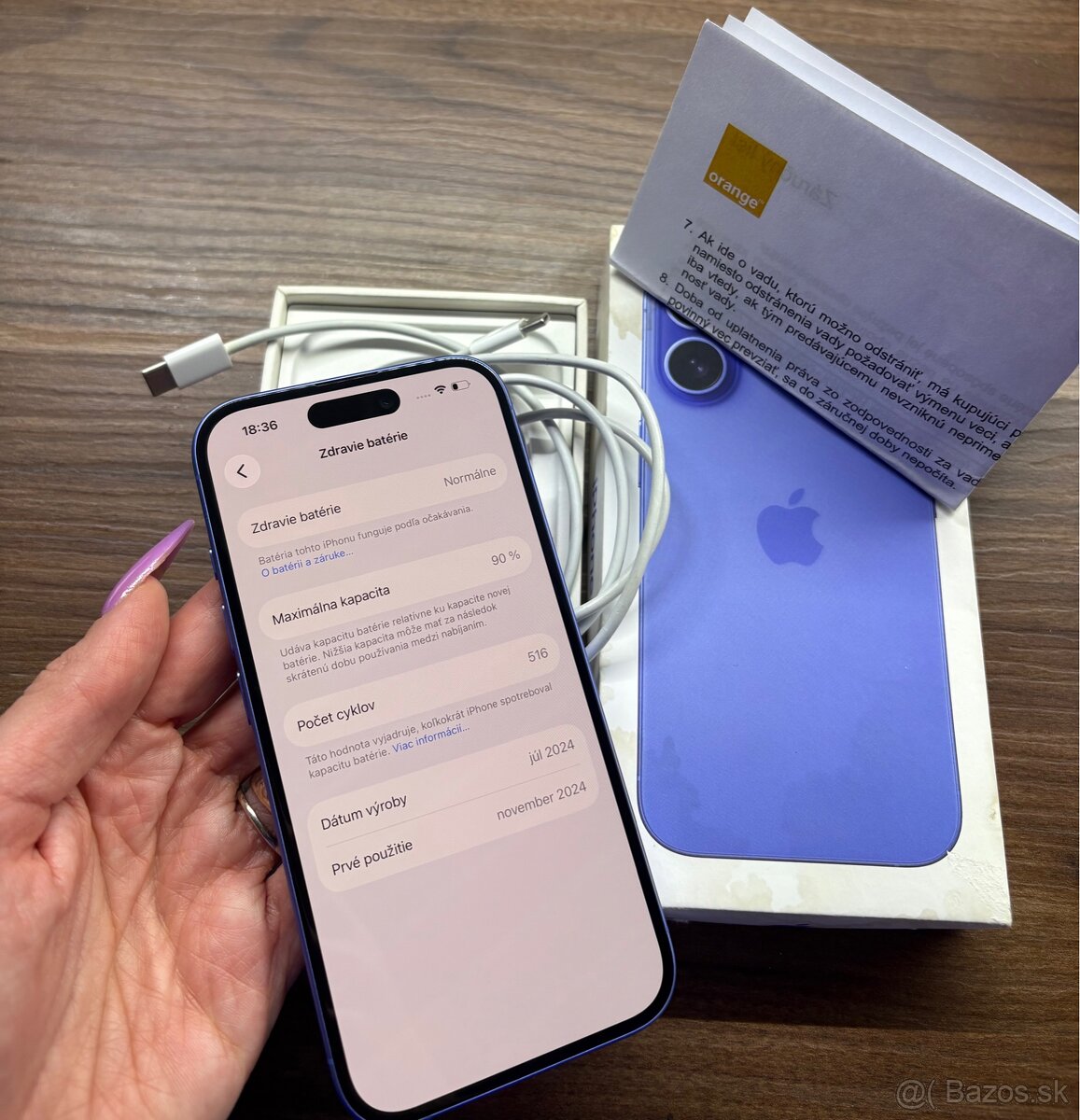 IPhone 16 128GB Ultramarine - 6