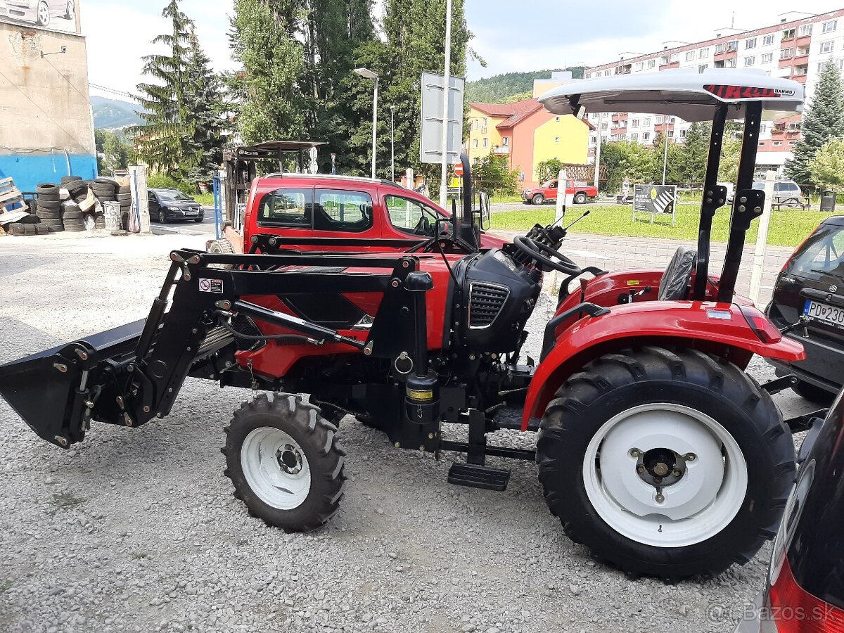 Predám malotraktor 40hp 4x4 + čelny nakladač - 6
