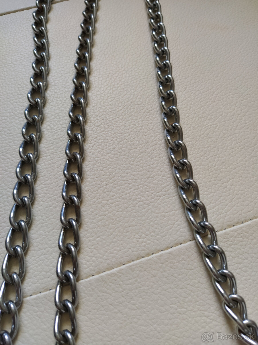 NOVÁ kovová vôdzka pre psov 2m 3cm (osobný odber) - 6