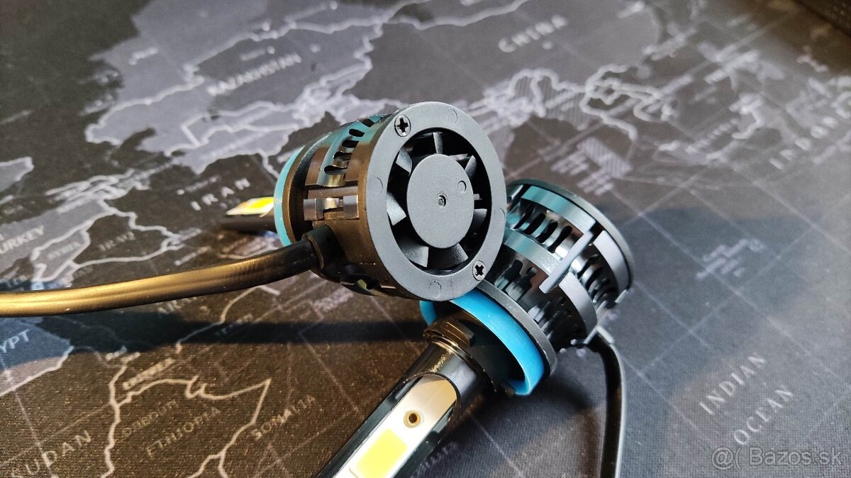 Žiarovky H7/H8//H9/H11 LED Canbus 80-100W zvýšená svietivosť - 6