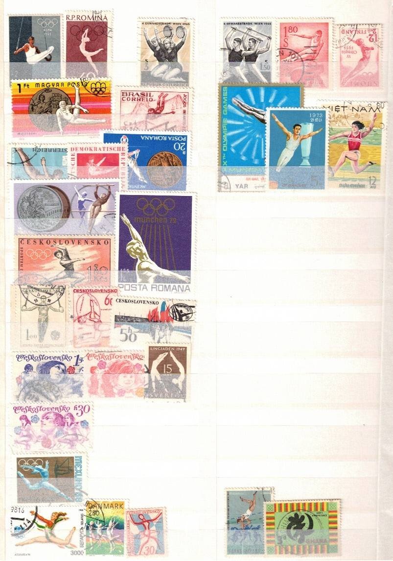 Poštové známky - 22 - letné športy - 20€ - 6