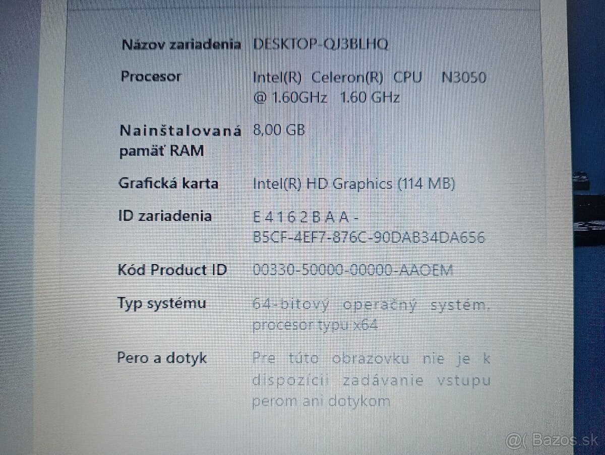 rozpredám notebook Lenovo ideapad 300-15IBR - 6