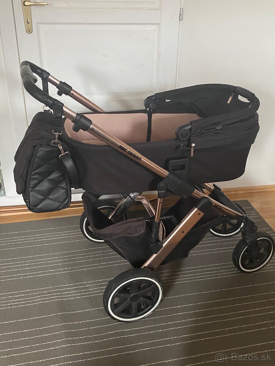 Detsky kočík ABC design 3kombinacia + doplnky - 6