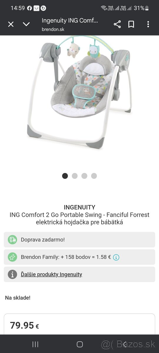 Hojdacie kreslo pre dieta - 6