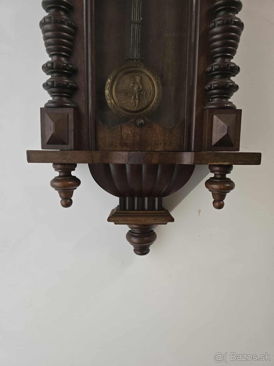 Starozitne nástenné hodiny s melódiou - 6