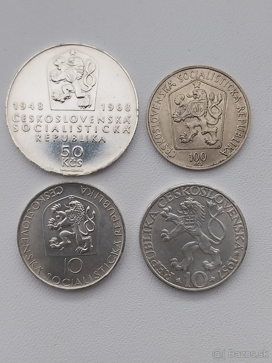 Československe strieborne mince - 6