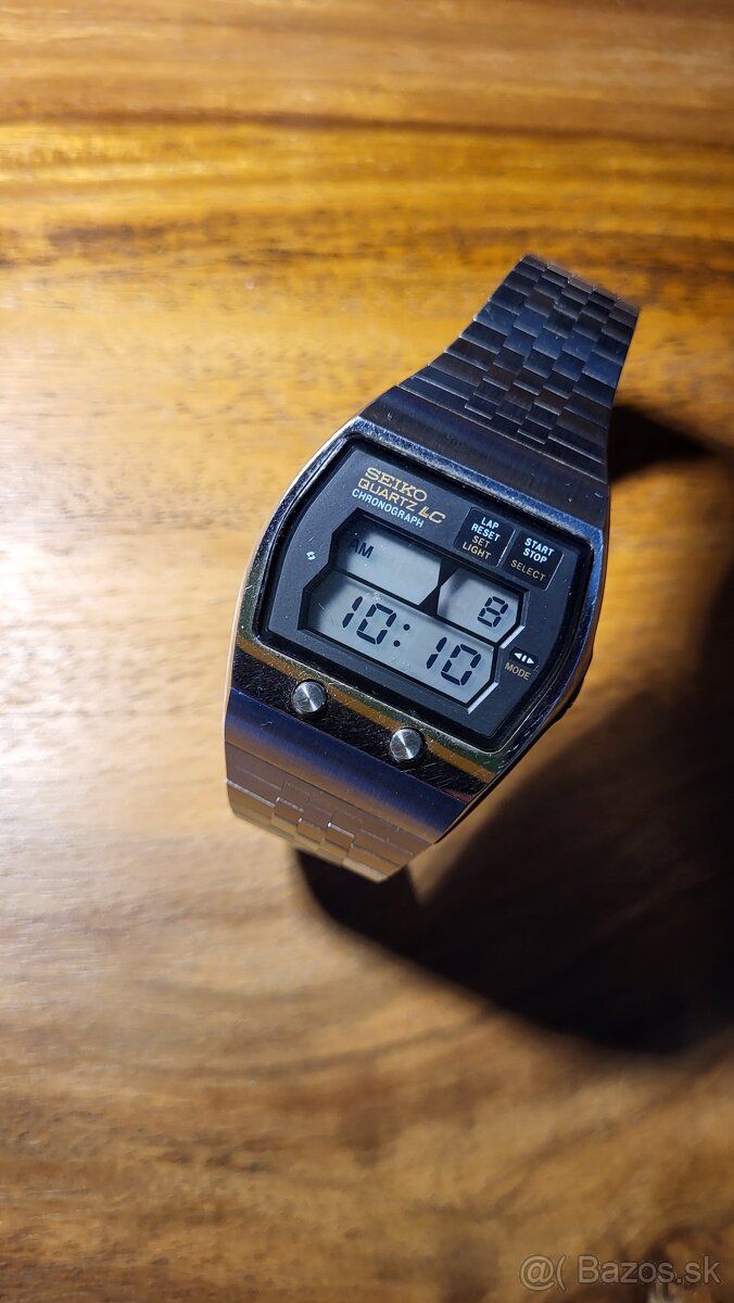 Predám vintage digitálne Seiko quartz LC, r.1976 - 6